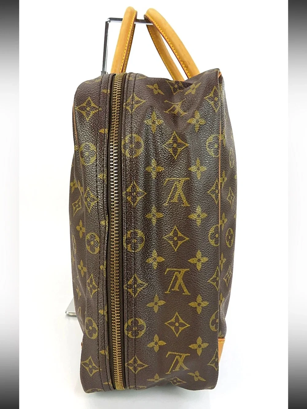 Louis Vuitton Monogram Travel Briefcase in Brown and Tan